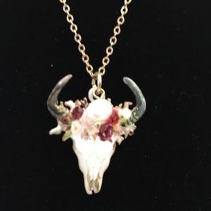 Cow Head Necklace Set